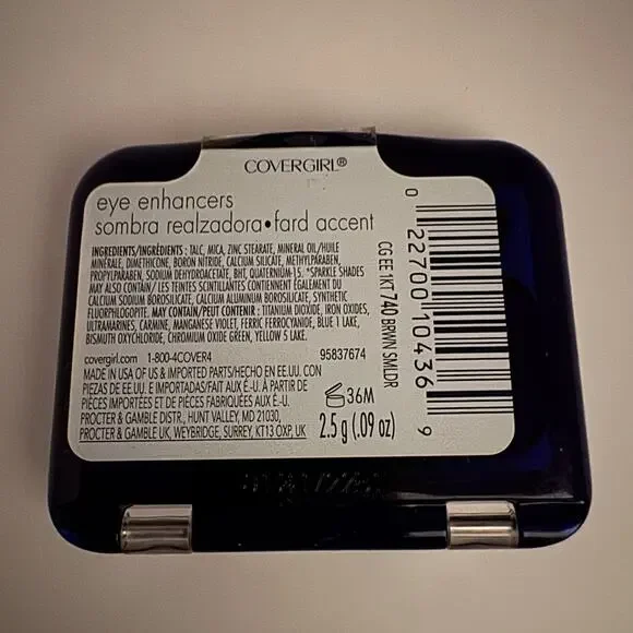 CoverGirl Eye Enhancers Eyeshadow 740 Brown Smolder Makeup with Brush New Sealed - Picture 2 of 8